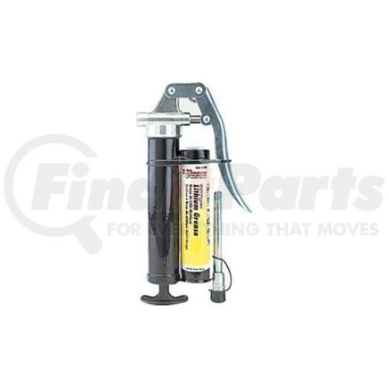 LX-1172 by AIRGAS SAFETY - Mini Pistol Grip Grease Gun Kit, with Rigid Extension, Coupler, 3 oz Grease Cartridge, Carded