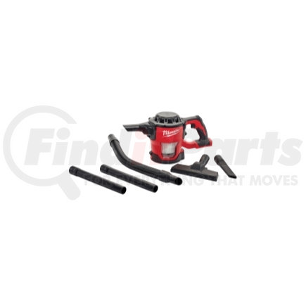 0882-20 by MILWAUKEE - Milwaukee&#174; M18&#8482; Cordless Compact Vacuum w/Hose Attachments and Accessories (Tool-Only)