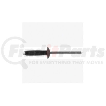 6521 by AUTO BODY DOCTOR - Alum Blk Split-Type Rivet Whl House Mold Frd, Size: 3/16", Size: 7/16", Length: 5/64"-15/64", Qty 10