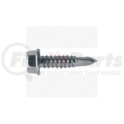 6335 by AUTO BODY DOCTOR - Indented Hex Head Teks« Screws, Size: 8 x 3/4", Head Size: 3/4", Finish: Zinc, Qty: 10