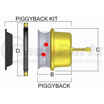 LPP2430 by HALDEX - Actuator 2430