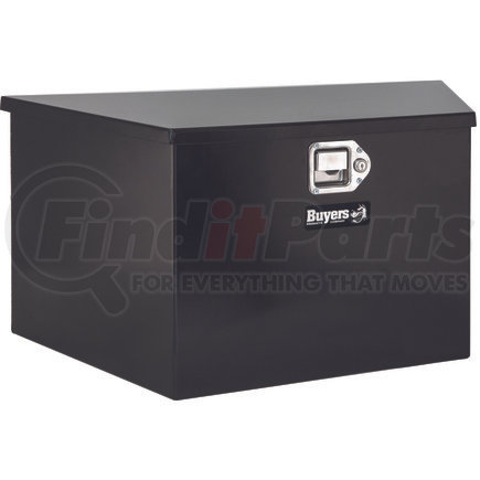 1701285 by BUYERS PRODUCTS - 16x16x49/37 Inch Black Steel Trailer Tongue Truck Box
