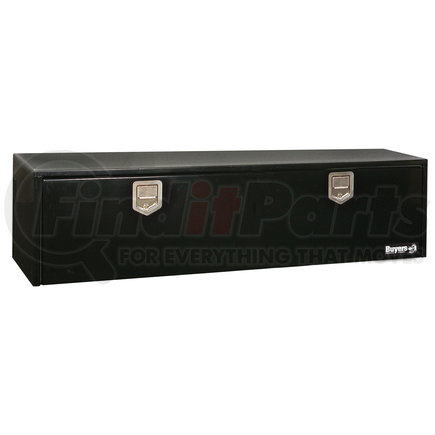 1702115 by BUYERS PRODUCTS - 18x18x60 Inch Black Steel Underbody Truck Box With Paddle Latch