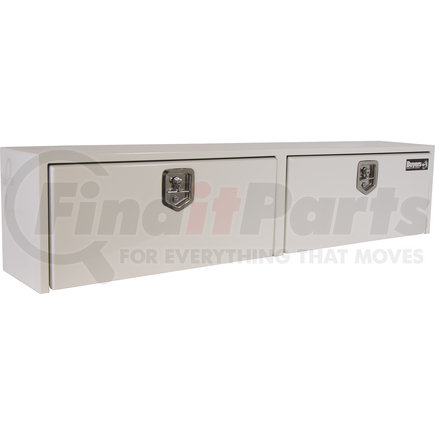 1702840 by BUYERS PRODUCTS - 16x13x72 Inch White Steel Topsider Truck Box
