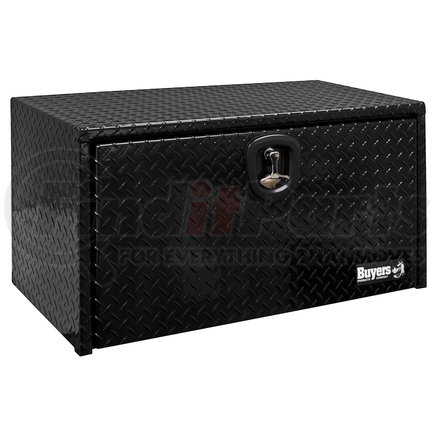 1725100 by BUYERS PRODUCTS - 18x18x24 Inch Black Diamond Tread Aluminum Underbody Truck Box