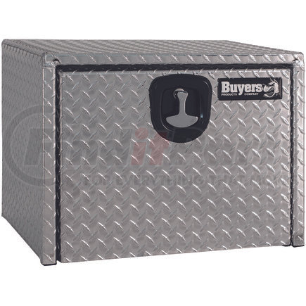 1735133 by BUYERS PRODUCTS - 24x24x30 Inch Diamond Tread Aluminum Underbody Truck Box with 3-Pt. Latch