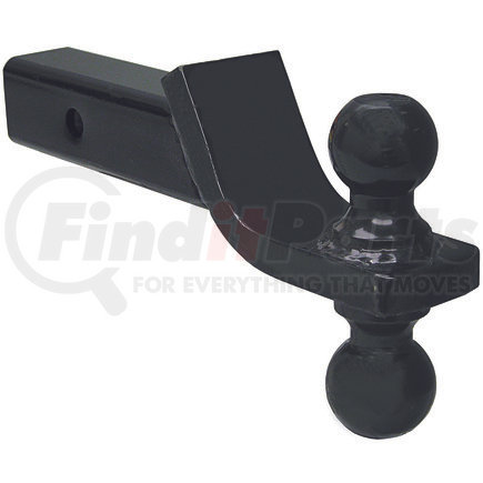 1803210 by BUYERS PRODUCTS - Towing Ball Mount With Dual Black Balls - 1-7/8 Inch And 2 Inch Balls