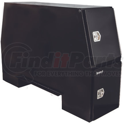 bp824624b by BUYERS PRODUCTS - 46x24x82 Inch Flat Floor Black Steel Backpack Truck Box