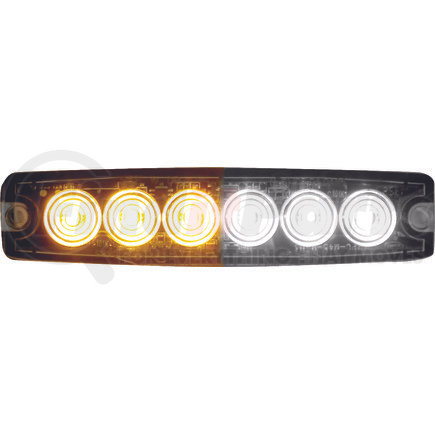 8892202 by BUYERS PRODUCTS - Ultra Thin 5 Inch Amber/Clear LED Strobe Light