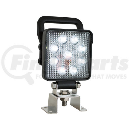 1492193 by BUYERS PRODUCTS - 4 Inch Square LED Flood Light with Switch and Handle