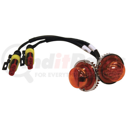 8891216 by BUYERS PRODUCTS - 15 Foot Amber Bolt-On Hidden Strobe Kits With In-Line Flashers With 6 LED