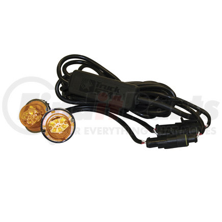 8891226 by BUYERS PRODUCTS - 25 Foot Amber Bolt-On Hidden Strobe Kits With In-Line Flashers With 6 LED