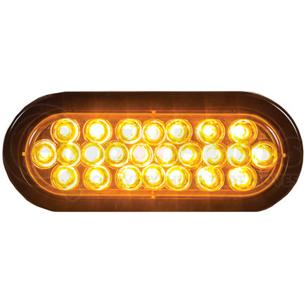 sl65ao by BUYERS PRODUCTS - 6 Inch Amber Oval Recessed Strobe Light With 24 LED