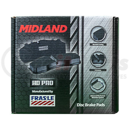 MPBD1369HD by HALDEX - Air Disc Brake Pad