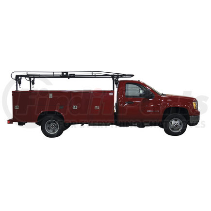 1501210 by BUYERS PRODUCTS - Black Long Utility Body Ladder Rack