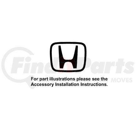 08A52-S01-100 by HONDA - Radio, AM/FM Stereo And Dash Pocket - Honda (08A52-S01-100)