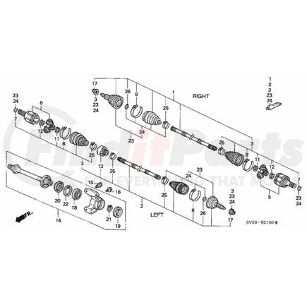 44336-SM1-300 by HONDA - Ring A, Stopper - Honda (44336-SM1-300)