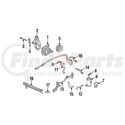 56110-PEA-003 by HONDA - Sub-Pump Assembly, Power Steering - Honda (56110-PEA-003)