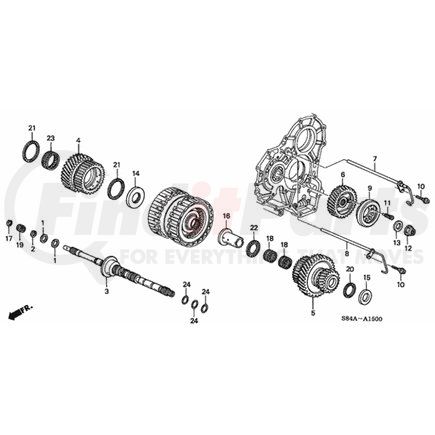 91029-P7X-007 by HONDA - Bearing, Needle (53X59X18.5) (Ina) - Honda (91029-P7X-007)