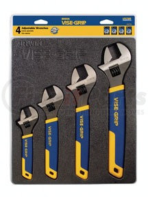 2078706 by IRWIN VISE-GRIP - 4-pc Adjustable Wrench Tray Set