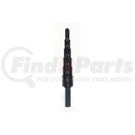 10232 by IRWIN VISE-GRIP - #2 High Speed Steel Fractional Self-Starting Drill Bit, 3/16"-1/2"