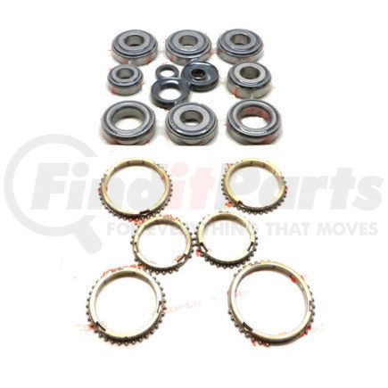 ZMBK366DWS by USA STANDARD GEAR - F5M33 Transmission Bearing/Seal Kit w/Synchro Rings 93-96 Stealth/94-98 Talon/93-99 300GT/1994 Laser 5-Speed Manual Trans Single-Piece 2nd Synchro Ring USA Standard Gear