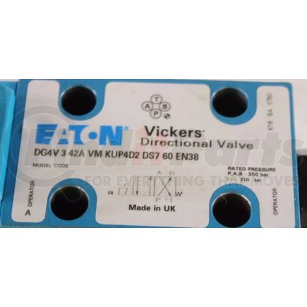 DG4V-3-42A-VM-KUP4D2-DS7-60-EN38 by VICKERS - DIRECTIONAL VALVE