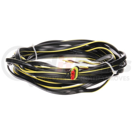 51345 by TRUCK-LITE - Wiring Harness - 50 Series, 1 Plug, LH Side, 420 in. Turn/Tail, 14 Gauge, Fit 'N Forget S.S., Ring Terminal