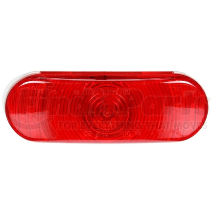 60202R-3 by TRUCK-LITE - Super 60, Incandescent, Red, Oval, 1 Bulb, Stop/Turn/Tail, PL-3, 12V, Bulk