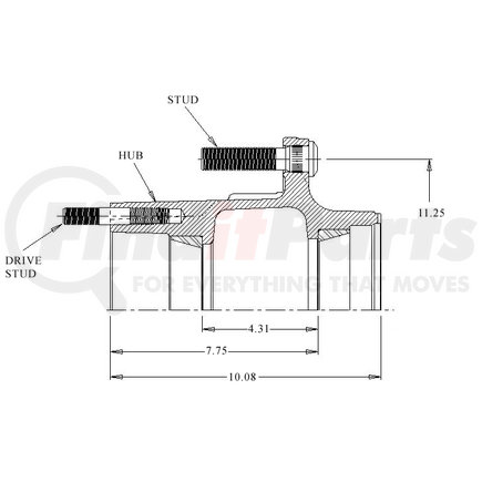 26431--3T by WEBB - DRIVE HUB