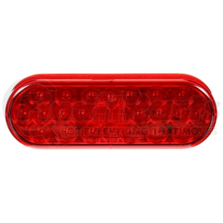 60503 by TRUCK-LITE - LED Stop/Turn/Tail Light - Signal-Stat, Red, Oval, 24 Diode, PL-3, 12V, Bulk