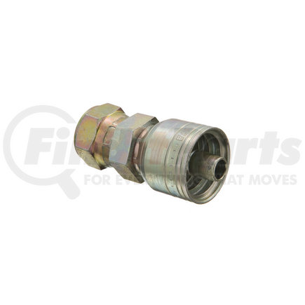 04Z04L by WEATHERHEAD - Eaton Weatherhead Z Series Crimp Hose Fittings Female JIS 30 Flare Swivel Straight