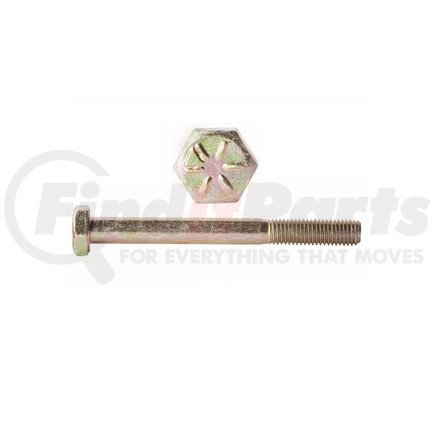 0118838 by FASTENAL - 3/8"-24 x 1-1/2" Grade 8 Yellow Zinc Finish Hex Cap Screw