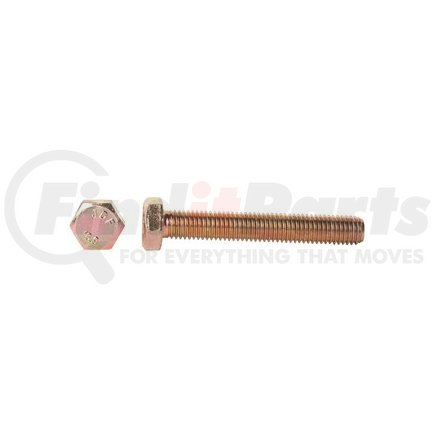 0128760 by FASTENAL - M8-1.25 x 25mm DIN 933 Class 10.9 Yellow Zinc Finish Hex Cap Screw