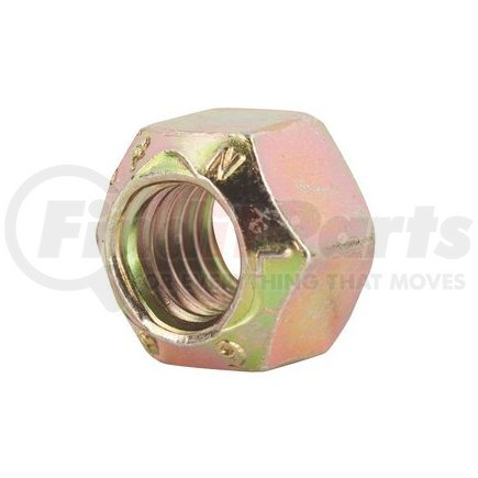 38083 by FASTENAL - 7/16"-20 Yellow Zinc Finish Steel Top Lock Nut USA for Grade 9 Applications