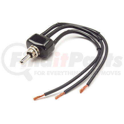 82-2220 by GROTE - Momentary Toggle Switch - Mom On/Off/Mom On, 3 Wire, 20A, w/ 8"