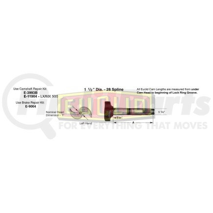 E-11550 by EUCLID - CAMSHAFT, LEFT HAND