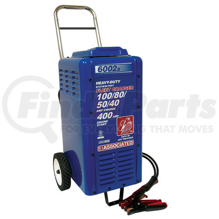 6002B by ASSOCIATED EQUIPMENT - 6/12/18/24 Volt Heavy Duty Commercial Charger