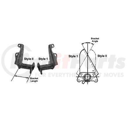 L463299T1554 by MERITOR - Meritor Genuine Air Brake - Chamber Bracket