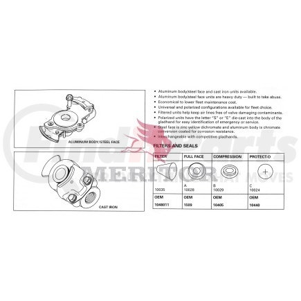 R11462 by MERITOR - GLADHANDS