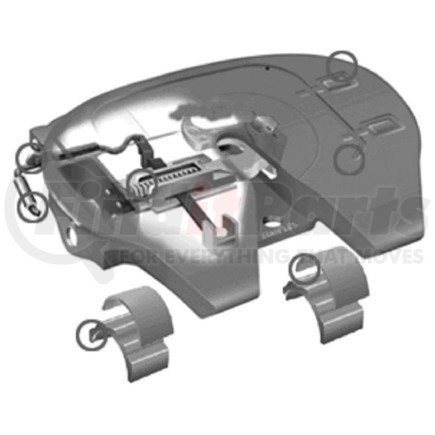 10402720 by SAF HOLLAND - Simplex SE Top Plate Assembly - LH Release, with Automatic Indicator