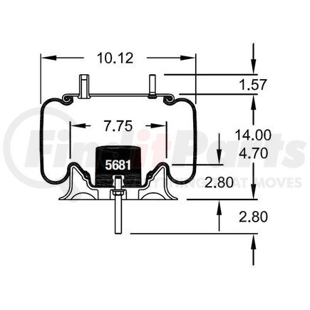 W013589807 by FIRESTONE - AIRSPRING