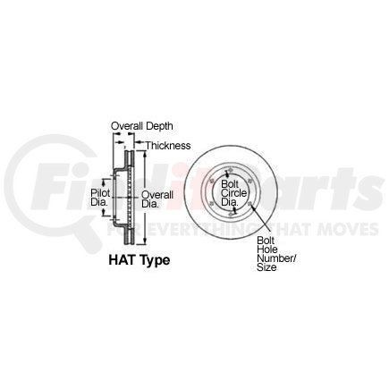 54770P-65 by WEBB - ROTOR-DISC BRAKE W/MAGNACOTE