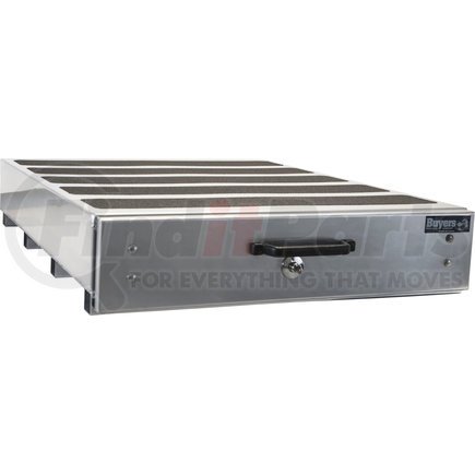 1718010 by BUYERS PRODUCTS - Aluminum Silver Slide Out Truck Bed Box 9 x 48 x 20 in.