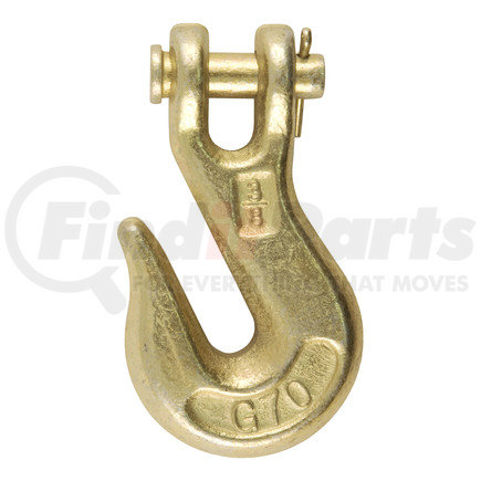 81438 by CURT MANUFACTURING, LLC. - 3/8 IN CLEVIS GRAB HOOK GRADE 70 6600 LB CAPACITY