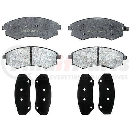 14D887CH by ACDELCO - Ceramic Front Disc Brake Pad Set