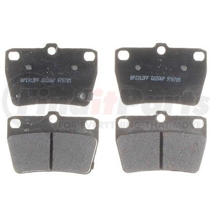 17D1051C by ACDELCO - Ceramic Rear Disc Brake Pad Set