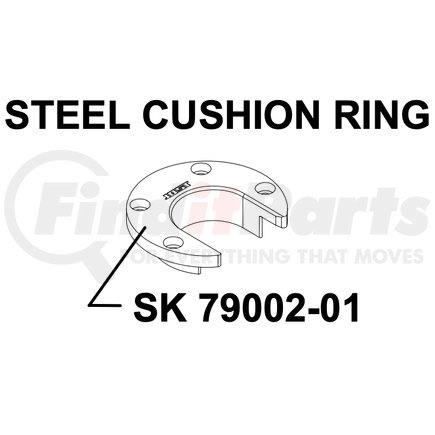SK79002-01 by STOUGHTON - STEEL CUSHION RING