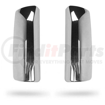 TR005-VLMCC-R by TORQUE PARTS - Volvo VNL Chrome Mirror Cover Passsenger Side