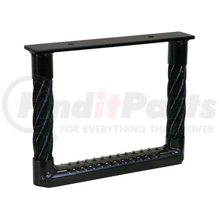 5230912 by BUYERS PRODUCTS - Black Powder Coated Cable Type Truck Step - 9 x 12 x 1.38 Inch Deep